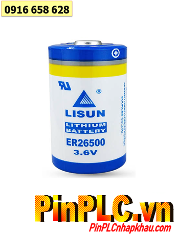 Lisun ER26500 _Pin ER26500; Pin nuôi nguồn Lisun ER26500 lithium 3.6v C 9000mAh chính hãng